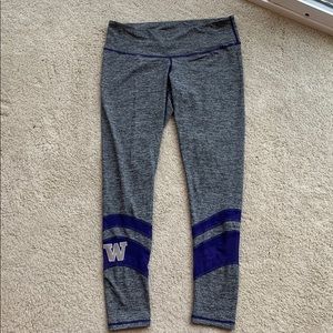 University of Washington athletic leggings